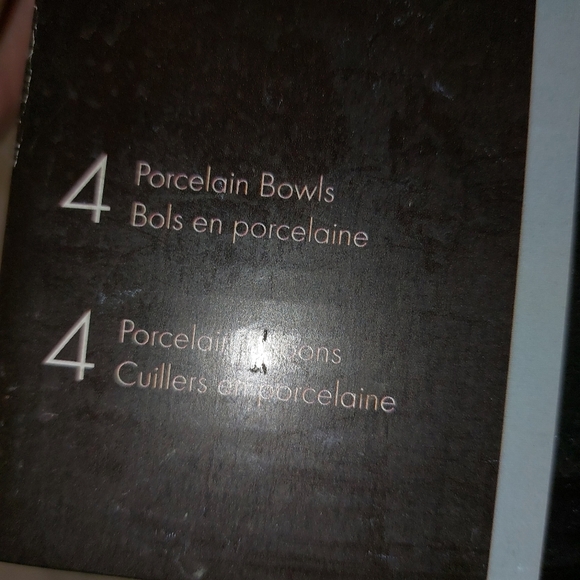 3/25$💚Porcelain ice cream bowl set nwt - Picture 2 of 4